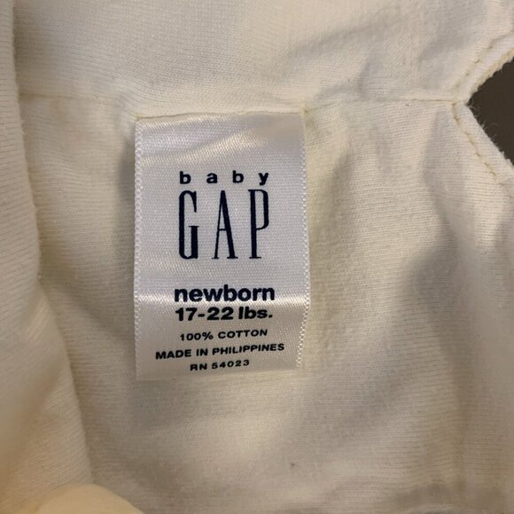 Baby Gap Corduroy Overalls Yellow Snap Leg Boys Girls Newborn NB - Picture 2 of 14